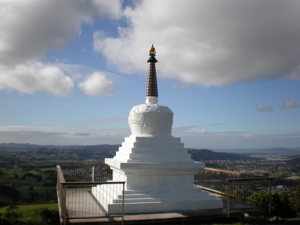 The Enlightenment Stupa at Jam Tse Dhargyey Ling